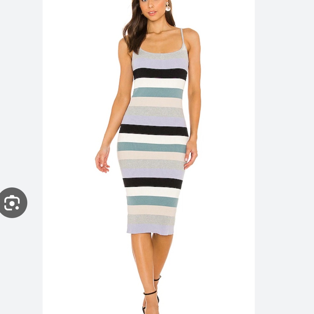 Le superbe fruit stripe rib dress, striped, revolve dressss